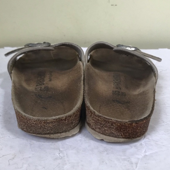 BIRKENSTOCK Madrid One Strap Buckle EVA Sandals Slides Mules Shoes Leather Cork - Picture 8 of 15